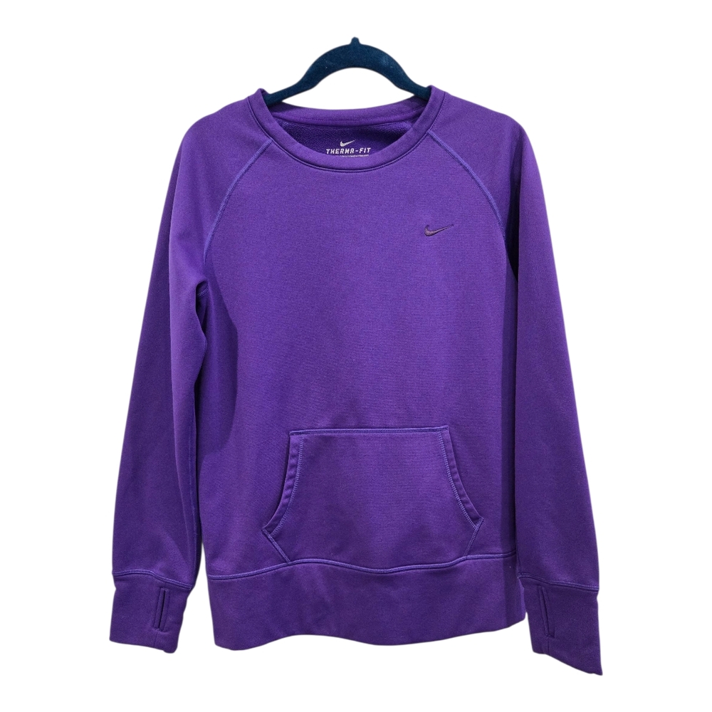 Nike Purple Therma-FIT Crewneck Sweatshirt